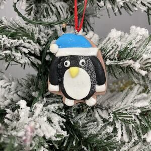 Christmas Tree Ornament-Festive Penguin Cookie Ornament-The Bridge Collection